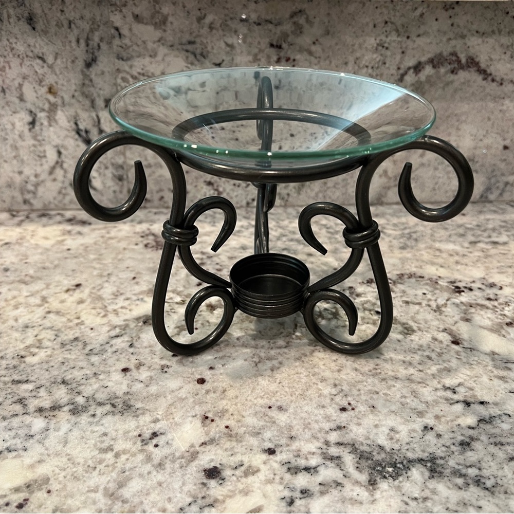 PartyLite 5” Antique Brass Aroma Melts holder